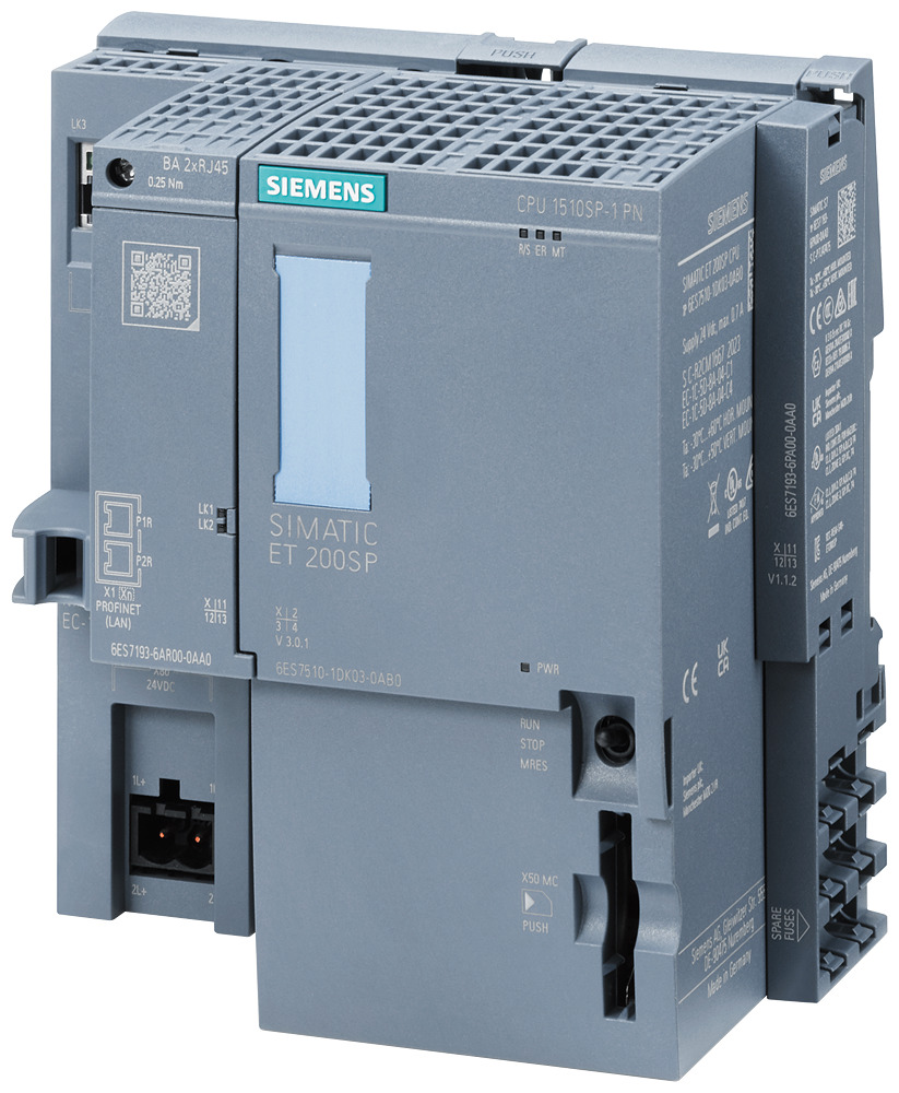 Siemens Simatic Et 200Sp Cpu 1510Sp-1 Pn Steuerung - 6Es75101Dk030Ab0