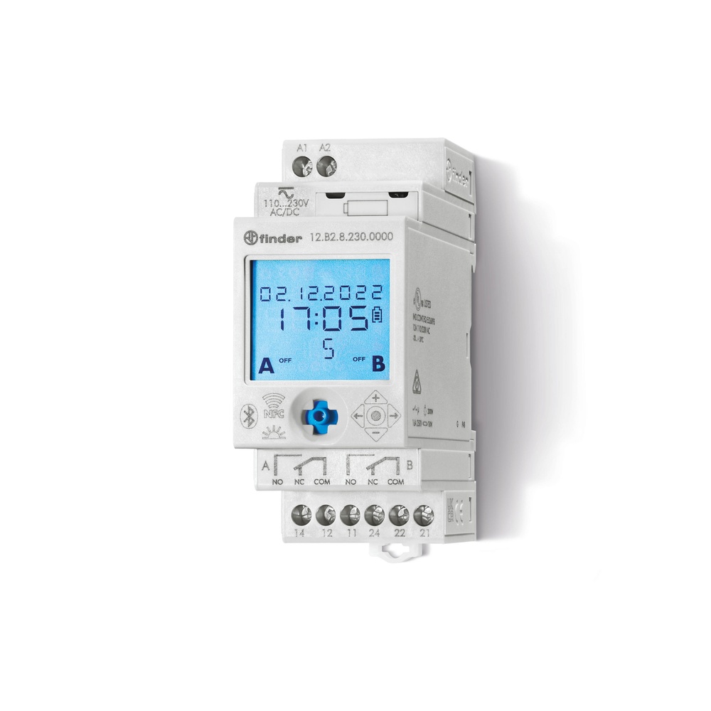 Finder Jährlicher Astro Schalter 16A Mit Bluetooth GPS - 12.B2.8.230.0000