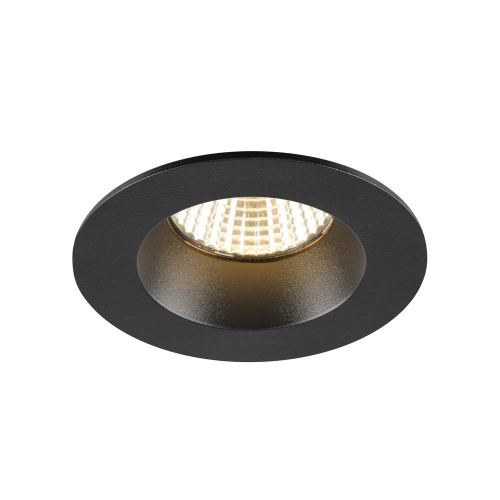 SLV Nouvelle Tria 68 LED Spot Encastrable IP65 3000K Noir - 1007408