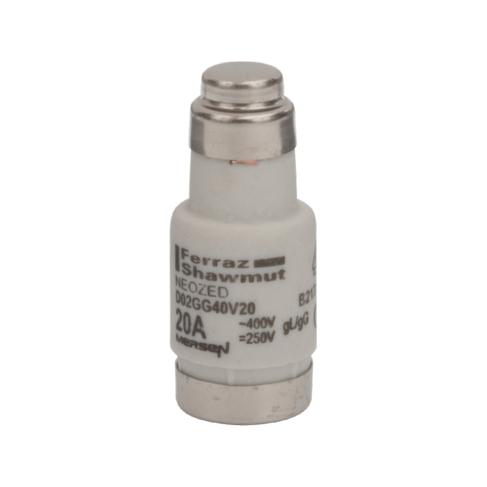 D02 Neozed GG Sicherungseinsatz 20A 400VAC - B217742 [10 Stück]