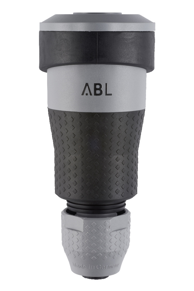 Professionele Schuko Connector IP54 Heavy Duty Grijs - 100000107