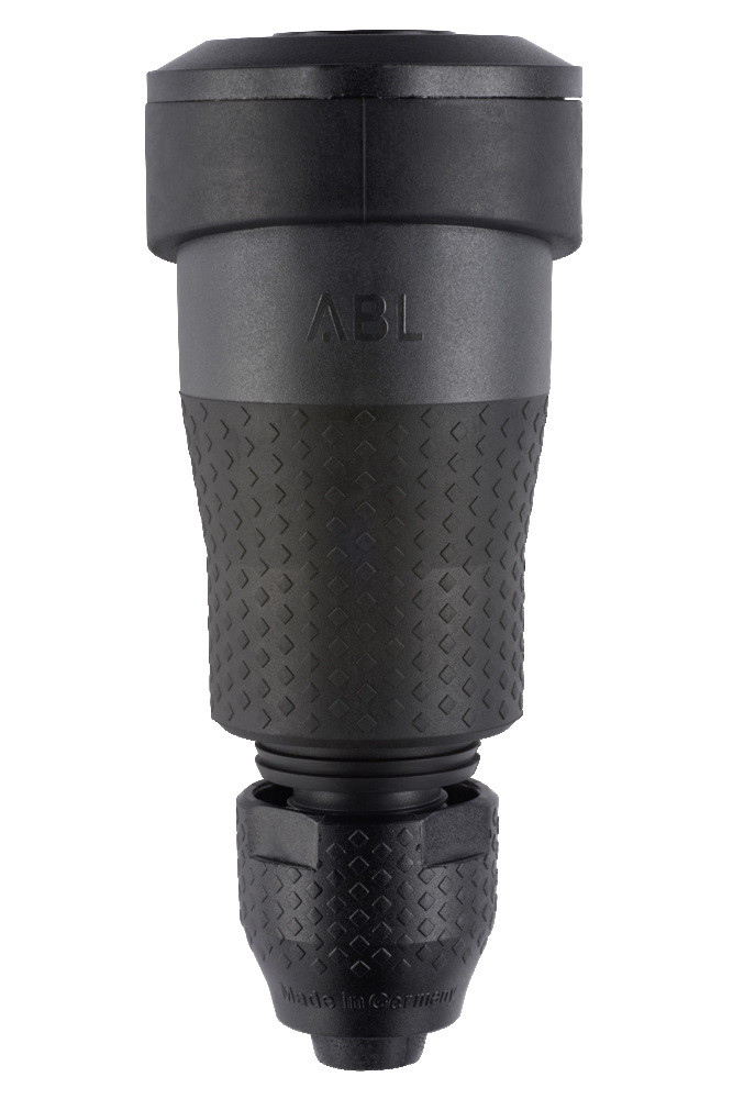 Connecteur Schuko Professionnel IP54 4T Haute Résistance Noir - 100000105