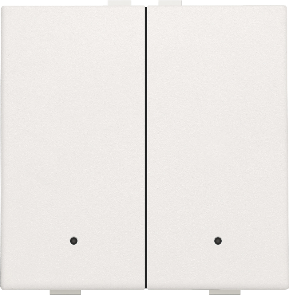 Niko Double Bouton Poussoir Intelligent Avec Led Et Capteurs De Confort - 101-52202