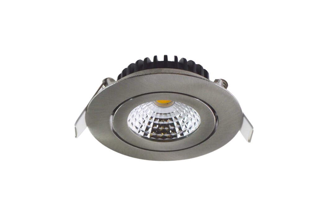 Verstelbare Inbouw LED Spotlicht 5W 2700K Nikkel - A22032