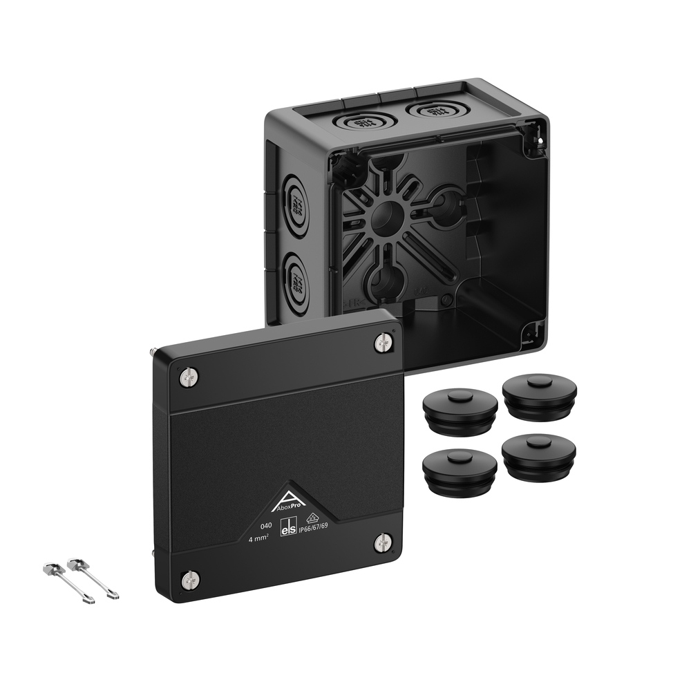 Spelsberg Pro Junction Box IP66 Black 102mm - 40400001