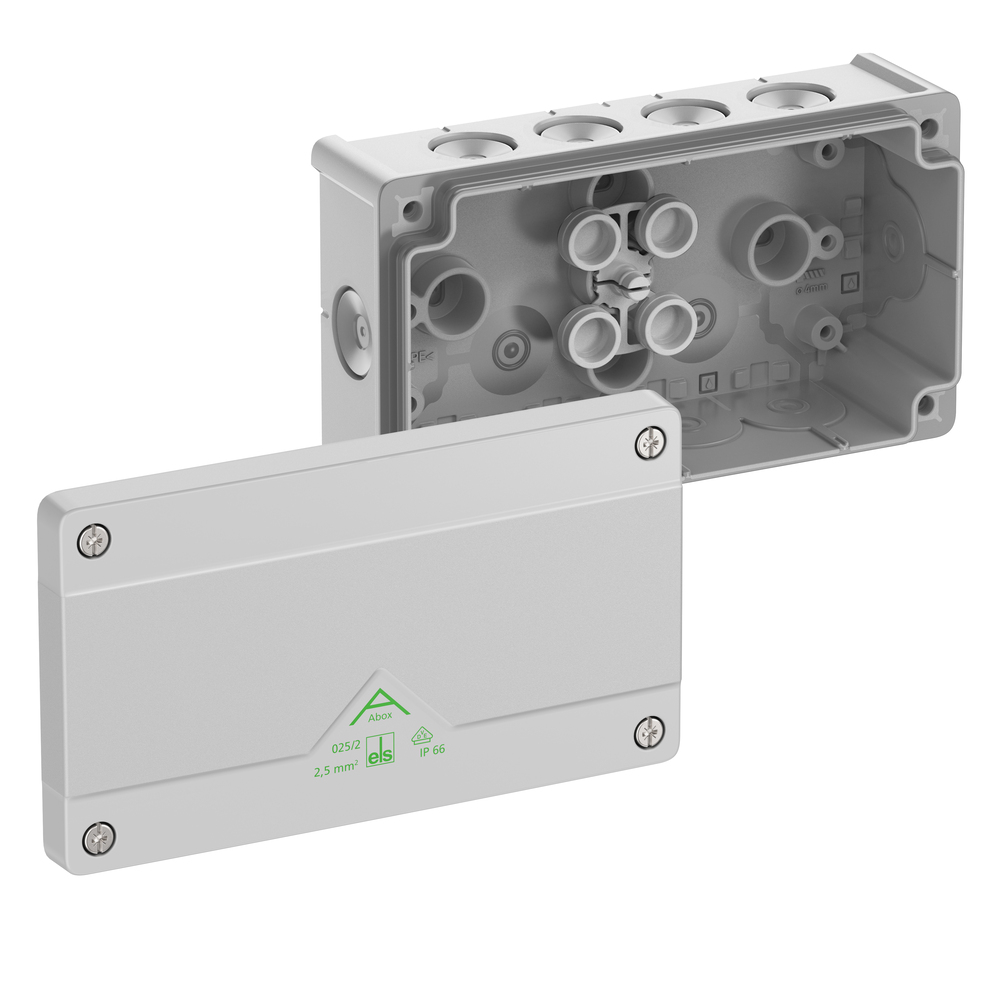 Spelsberg IP66 Junction Box 025/2-L Gray - 80240201