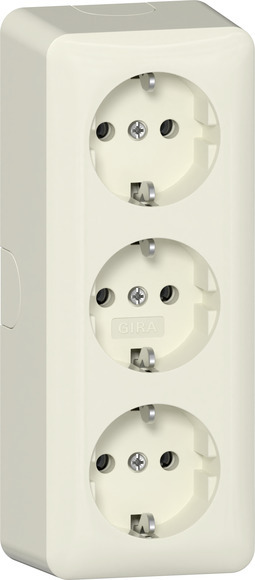 Gira Dreifach Aufputz SCHUKO Steckdose 16A 250V - 478912
