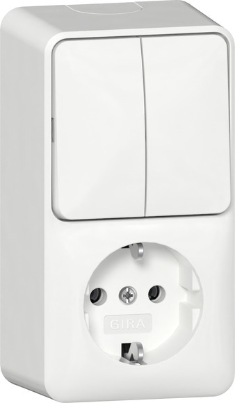 Gira Prise Combinée À Encastrer 16A 250V Vertical - 417512