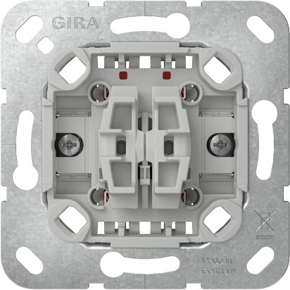 Gira 2-Gang Wip Schakelaar Invoegen 10 AX 250V - 310800
