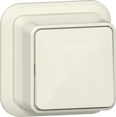 Gira Cross Tussen Schakelaar Crème Wit - 310710