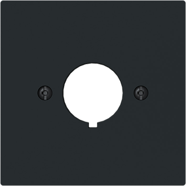 ABB 22.5mm Industrielles Steuerpult Abdeckung Schwarz - 2CKA001724A4447