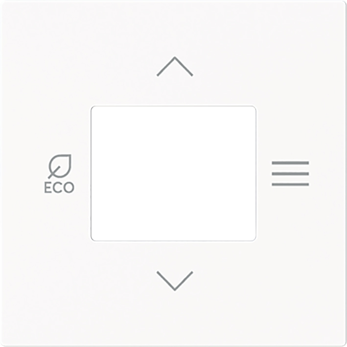 ABB Raumtemperaturregler Abdeckung Matt Weiß - 2CKA006155A0123