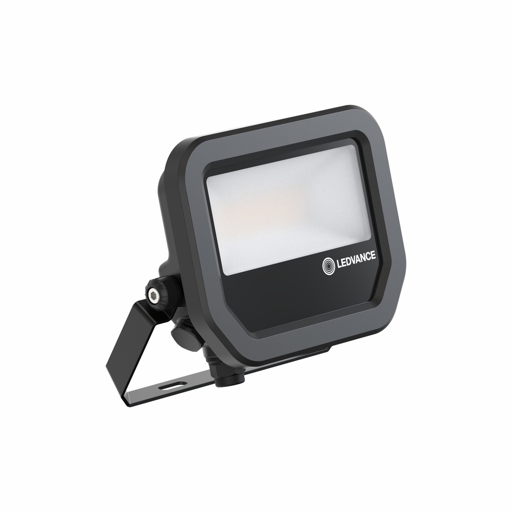 LED Floodlight 8W 1200lm IP66 3000K Black - 4099854305689