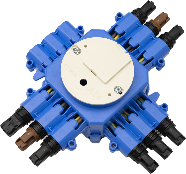 Boîte De Jonction ABB CHP60 WAGO 1-En 6-Sorties Avec Interrupteur - 1SPA007182F2536