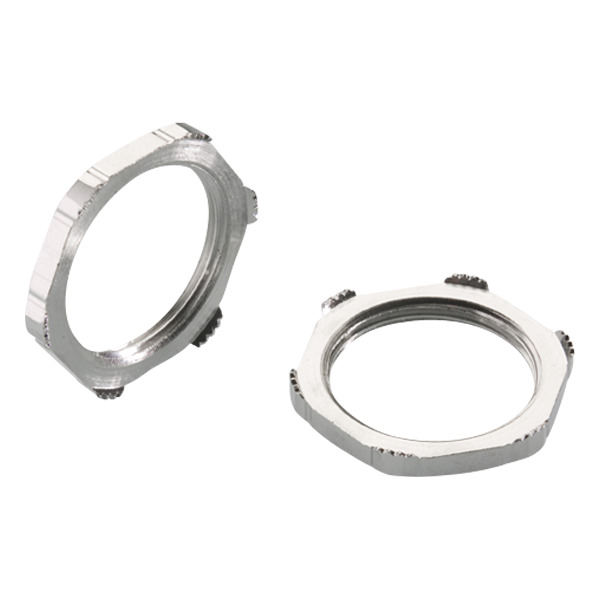 Pflitsch EMC M25 Nickel Plated Brass Locknut - GMM225/7PA