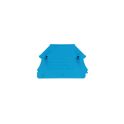 Blauwe Terminal Eindplaat 44mm X 1.5mm - 1060080000 [10 Stuks]