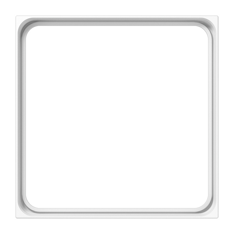 Jung LS990 Alpine Witte Bevestiging CD500 - LS981ZWW [2 Stuks]