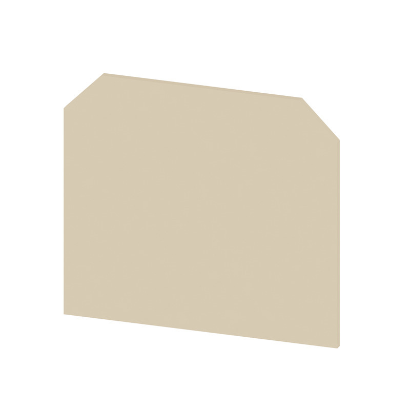 Terminalblok Eindplaat 58mm X 1.5mm Beige - 0303660000 [10 Stuks]