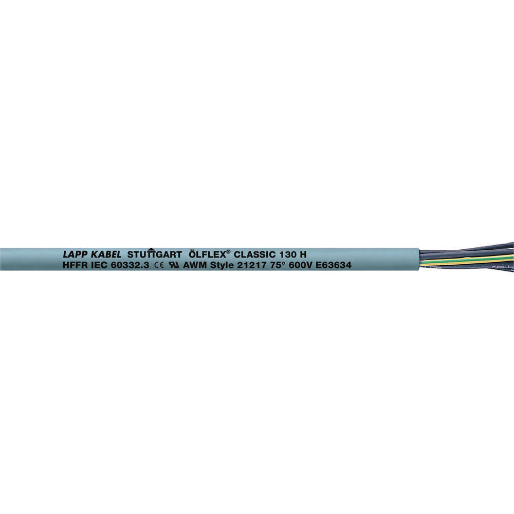Lapp Olflex Classic 130H 18G1.5 Halogeenvrij Besturingskabel - 1123124 [2 Meters]
