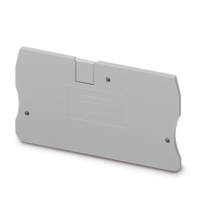 Phoenix Contact D-ST 6 Capot De Fin Gris - 3030433 [10 Pièces]