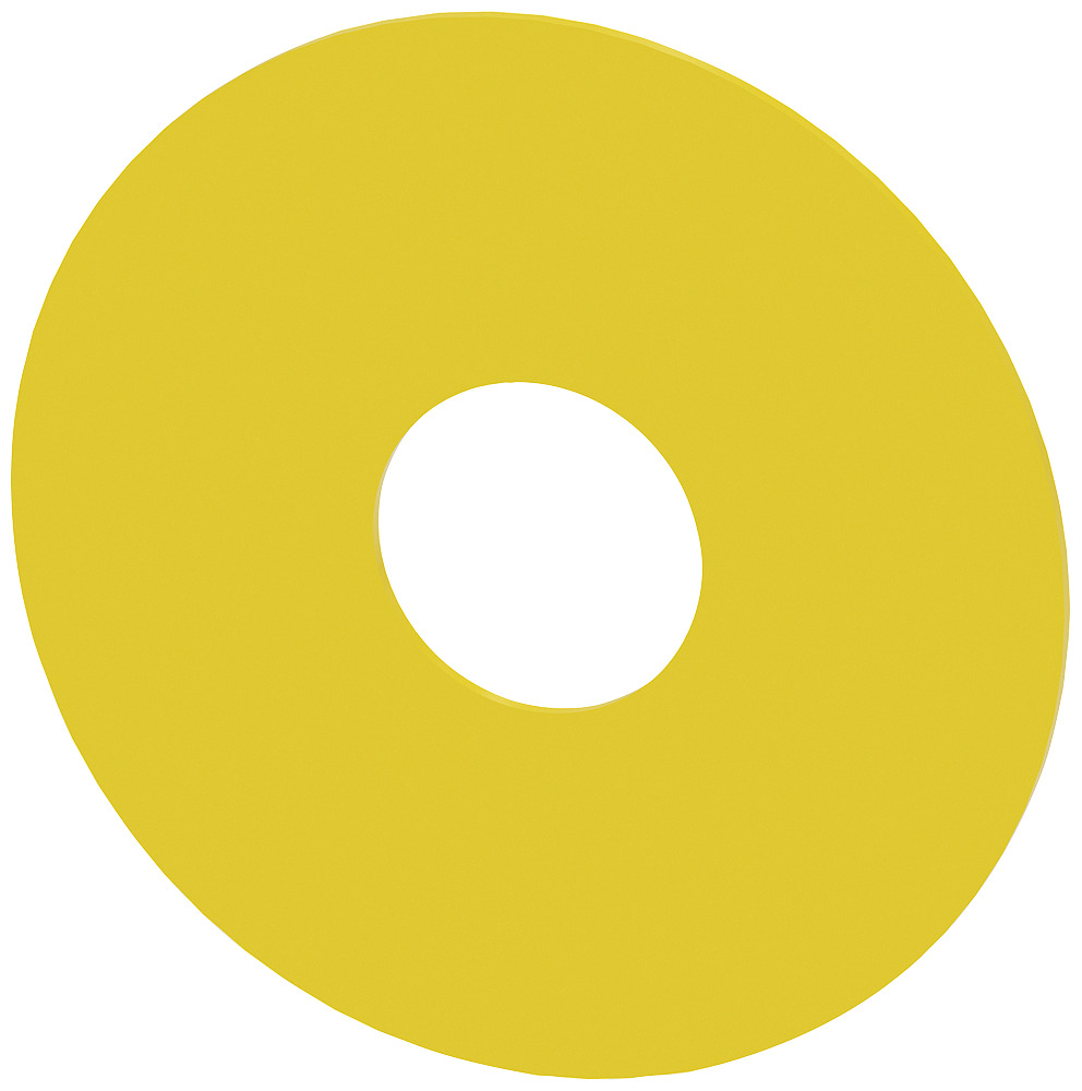 Placa De Soporte De Parada De Emergencia Siemens 75mm Amarillo - 3SU19000BC310AA0 [2 Piezas]