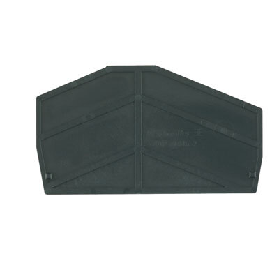 Plaque De Fin De Bornier Weidmuller 67.95mm Noire - 1814710000 [10 Pièces]