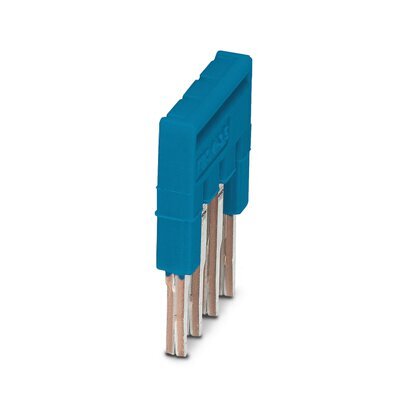 Phoenix Contact 4-Pool Plug-In Brug 3.5mm Blauw - 3213109 [5 Stuks]