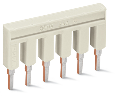 Wago TopJob S 6-Weg Geïsoleerde Brugconnector - 2002-406 [5 Stuks]