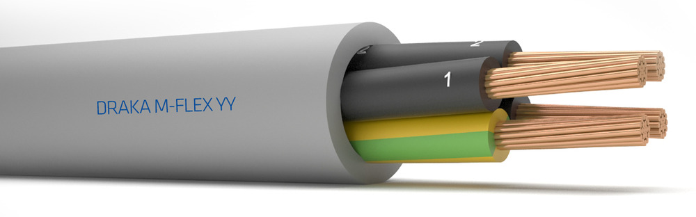 M-Flex YY 10G1.5 Control Cable 300/500V Grey - 126522 [5 Meters]