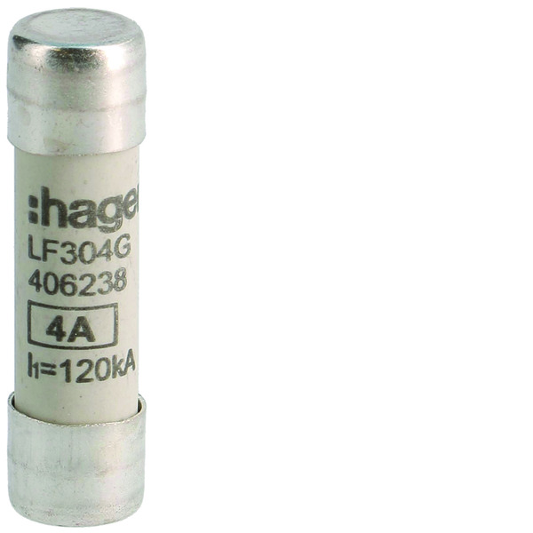 Industrial Cylindrical Fuse 4A 500V 10x38mm gG - LF304G [10 Pieces]