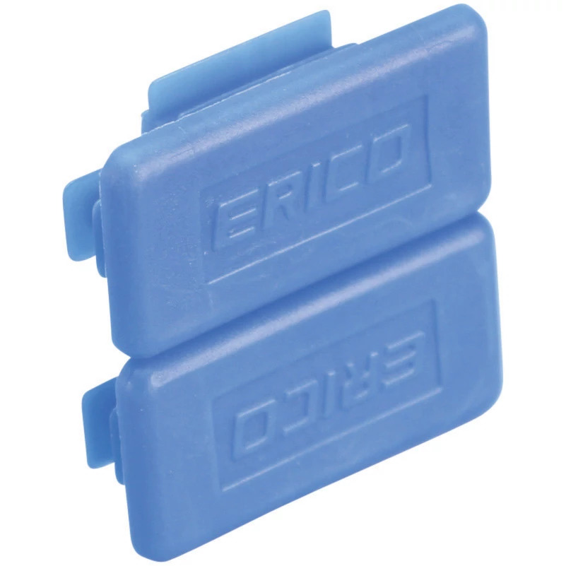 Capuchon D'Extrémité De Profilé Bleu 41x41mm - 313305 [5 Pièces]