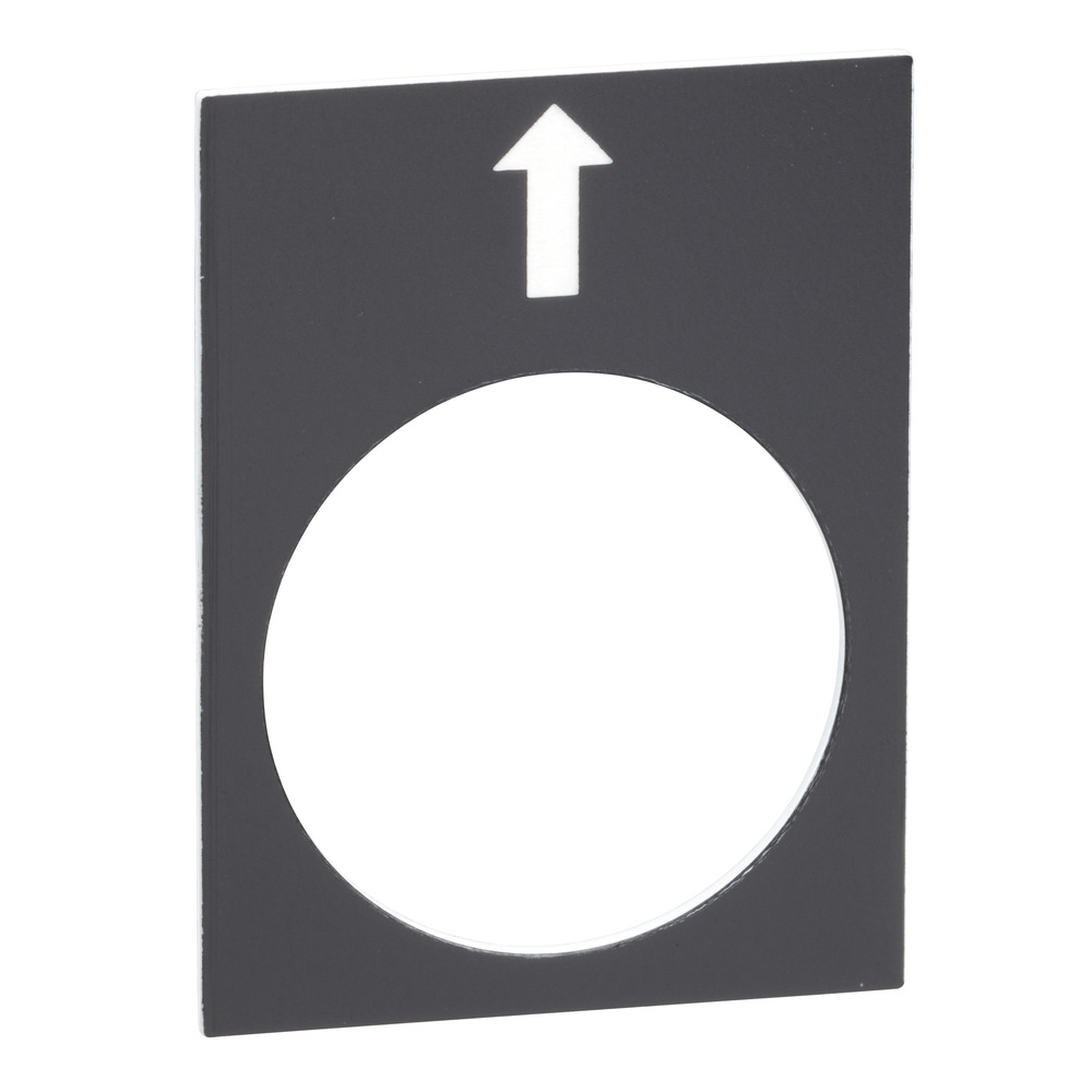 Étiquette Flèche Gauche Noire Harmony 30x40mm - ZB2BY2910 [5 Pièces]