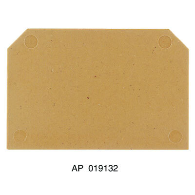 Weidmuller Terminal Block End Plate 54x3mm - 0191320000 [5 Pieces]