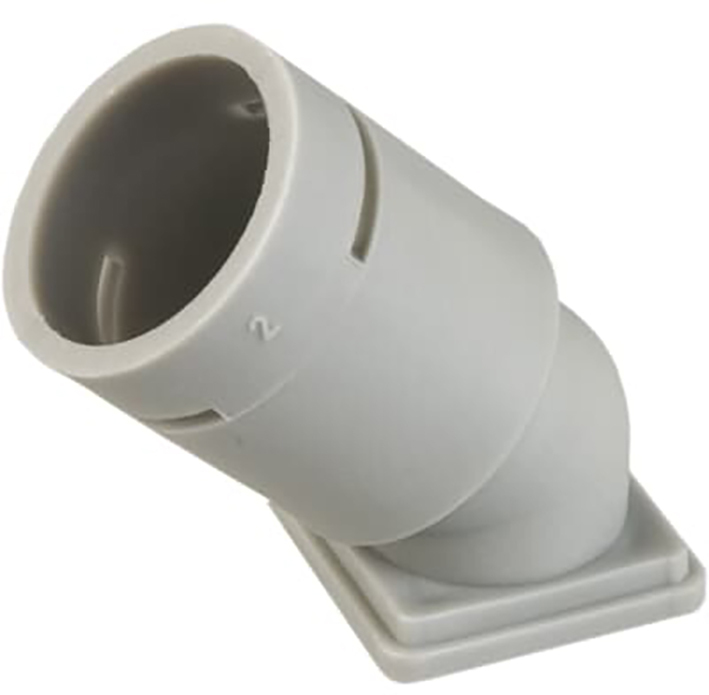 Abb Hafbox 19Mm Insert De Conduit À 45 Degrés Pour 190/196 - 7128.150 [5 Pièces]