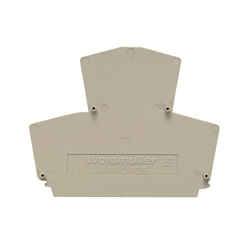 Weidmuller WAP WDK2.5 Plaque De Terminaison - 1059100000 [10 Pièces]