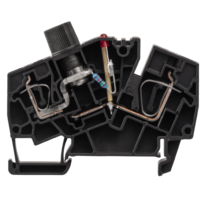 Weidmuller ZSI 6-2 Fuse Terminal With LED 6mm² - 1867500000 [20 Pieces]