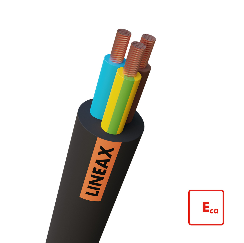 Nexans H07RN-F Industriële Flexibele Kabel 3G 1.5mm2 - 10008943 [20 Meters]