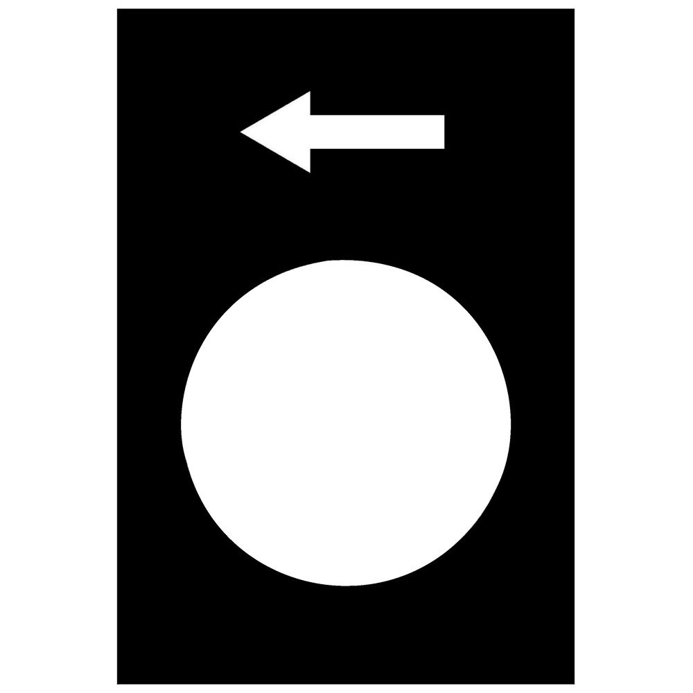 Étiquette De Direction Schneider Harmony XAC 30x40mm Noire - ZB2BY2904 [5 Pièces]