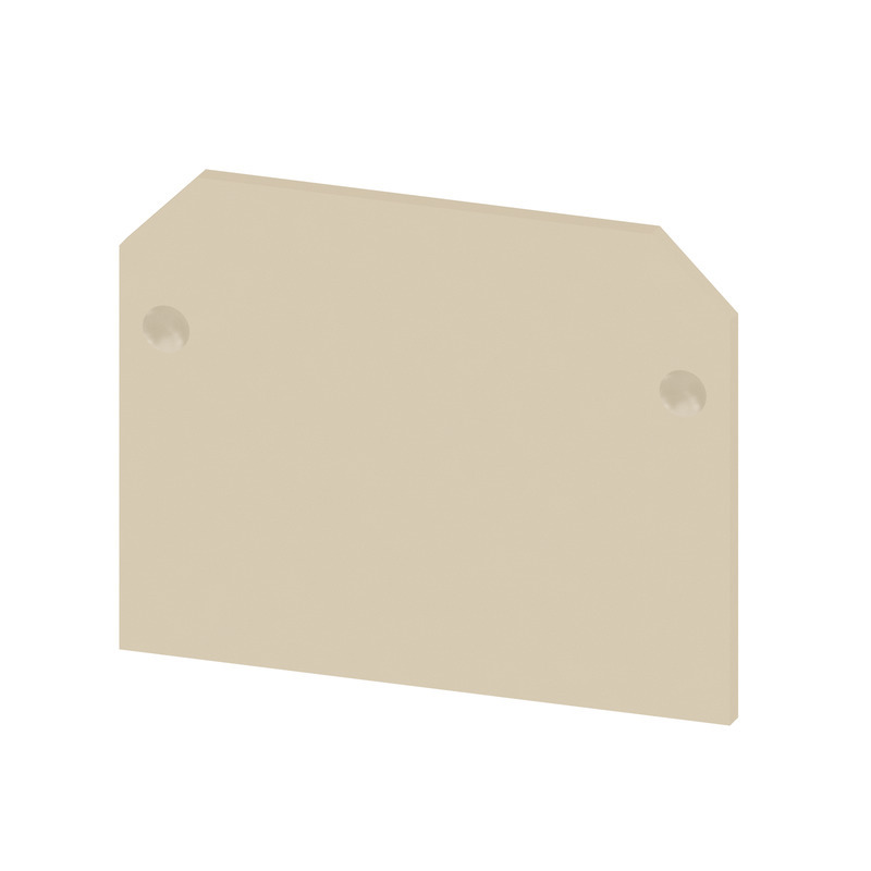 Plaque D'Extrémité De Terminal 39mm X 1.5mm Beige - 0460560000 [10 Pièces]