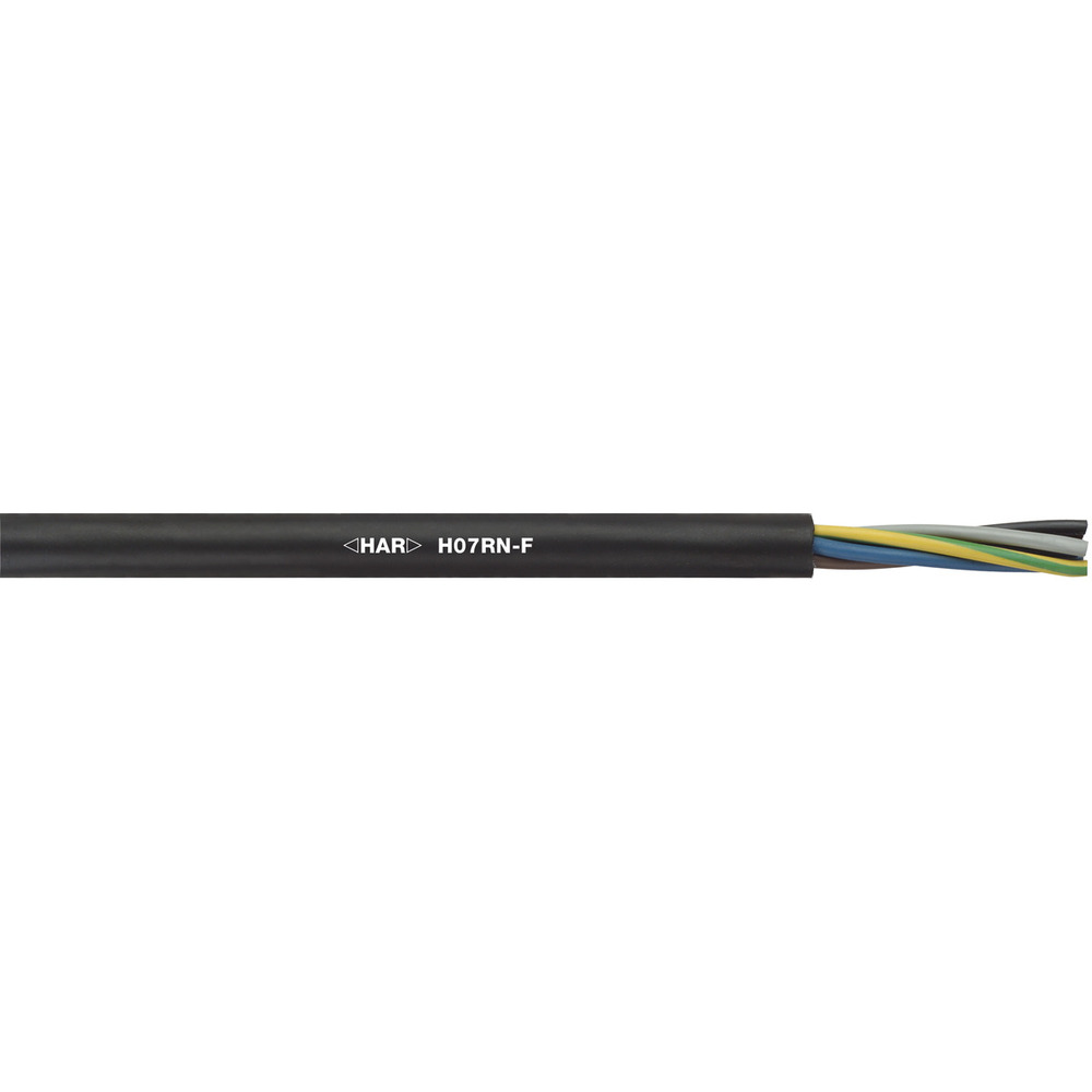 Heavy Duty H07RN-F 4G4 Rubber Powerkabel - 16001063 [5 Meters]