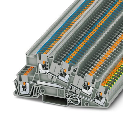Push-In Terminal Block PTI 2.5 PE/L/N 400V 24A - 3213950 [2 Pieces]