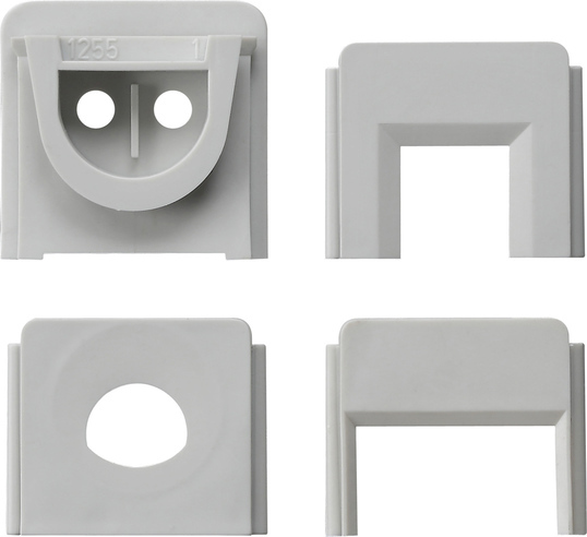 Gira Dubbele Kabel Ingang Adapter Set Waterdicht Opbouwmontage - 000730 [2 Stuks]