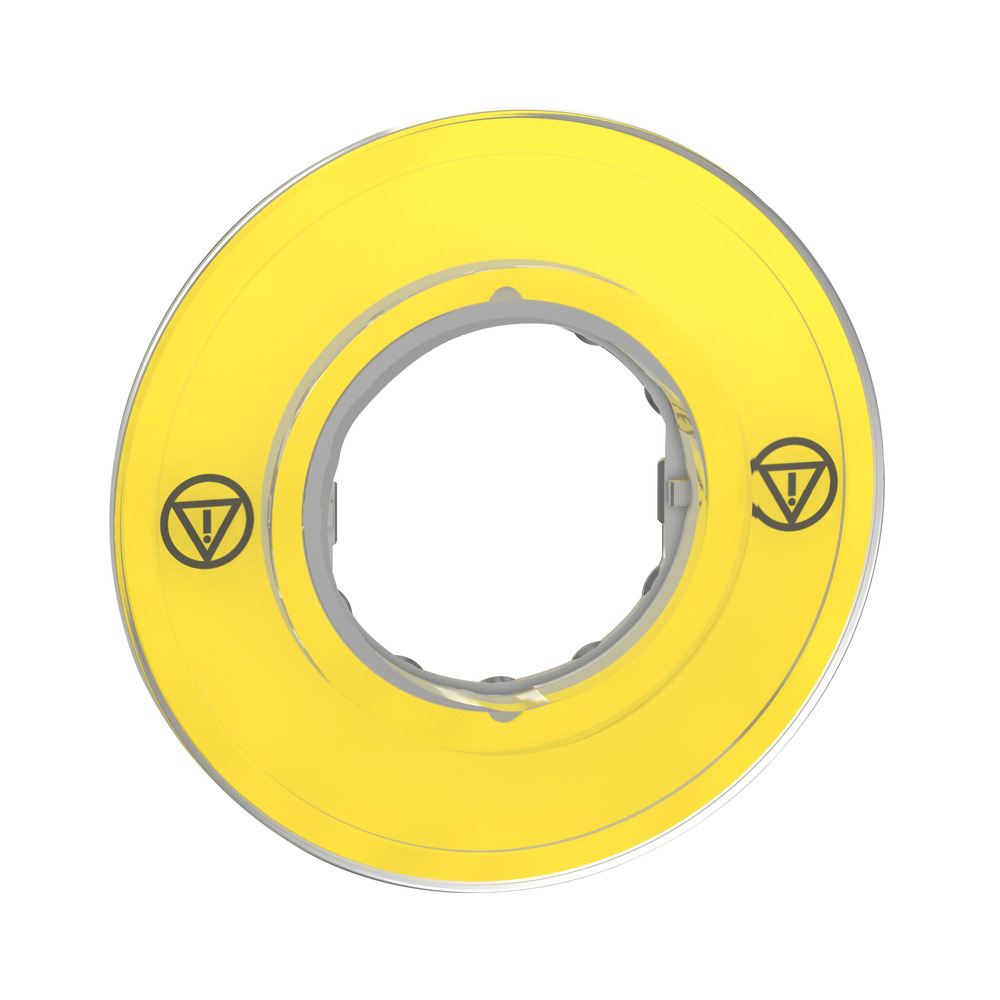 Harmony 60mm Ronde Noodstop Legendeplaat - ZBY9121 [2 Stuks]