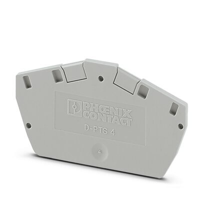 Phoenix Contact D-PTS 4 Gray End Cover - 3213600 [10 Pieces]
