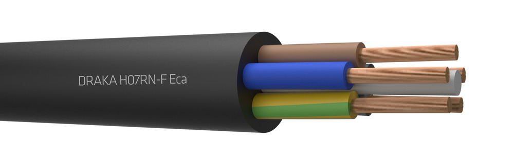 H07RN-F Neoprenkabel 5G10mm² Schwarz Flexibel - 809927 [2 Meter]