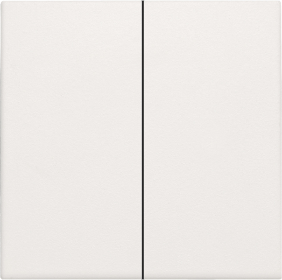 Double Electronic Switch Finishing Set White - 101-31004 [2 Pieces]