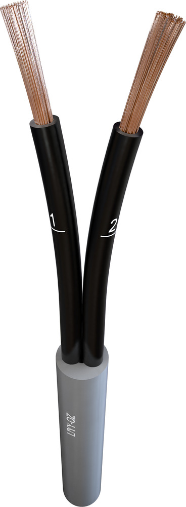 TKF LIYY-OZ Flexibele Besturingskabel 2x0.75mm Dca - 167706 [20 Meters]