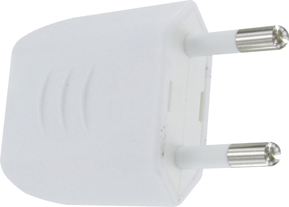 Euro Stroomplug 2.5A Wit - 177013009 [10 Stuks]