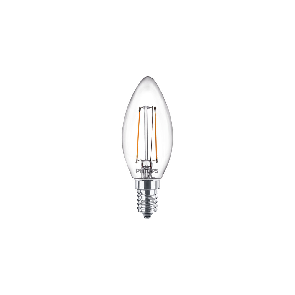 Philips CorePro LED Candle E14 2.2W 840 Clear Glass B35 - 8719514347342 [2 Pieces]