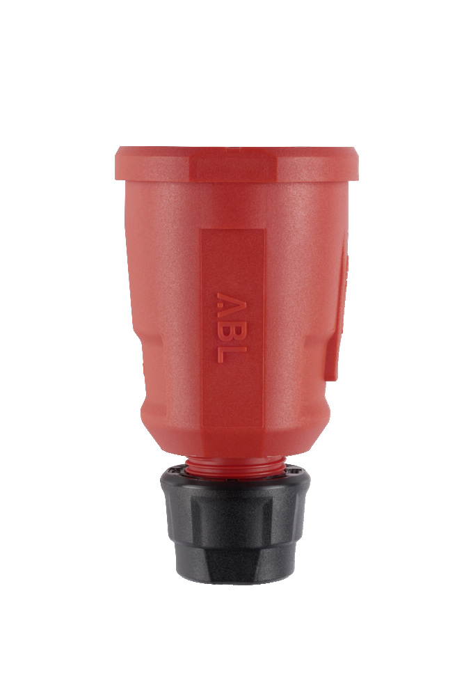 Abl Hightech Schuko Ip20 Industriële Connector Rood - 100000074 [2 Stuks]